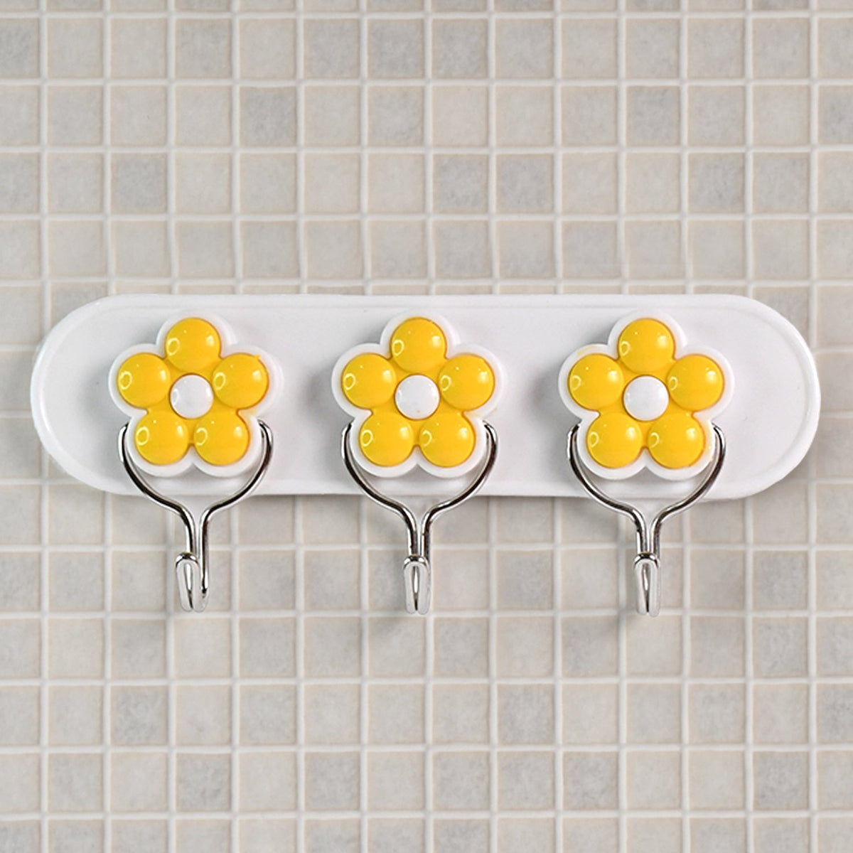 Multipurpose Strong & Hook Self-Adhesive hooks for wall Heavy Plastic Hook (1 Pc)