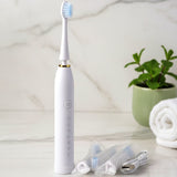 Rechargeable Electric Toothbrush White Color With 3 Extra head (1 Pc/ mix Color)