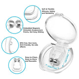 Silicone Magnetic Nose Clip Anti Snore Device for Heavy Snoring Sleeper (1 Pc)