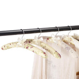 Premium Padded Floral Clothes Hanger (1 Pc)