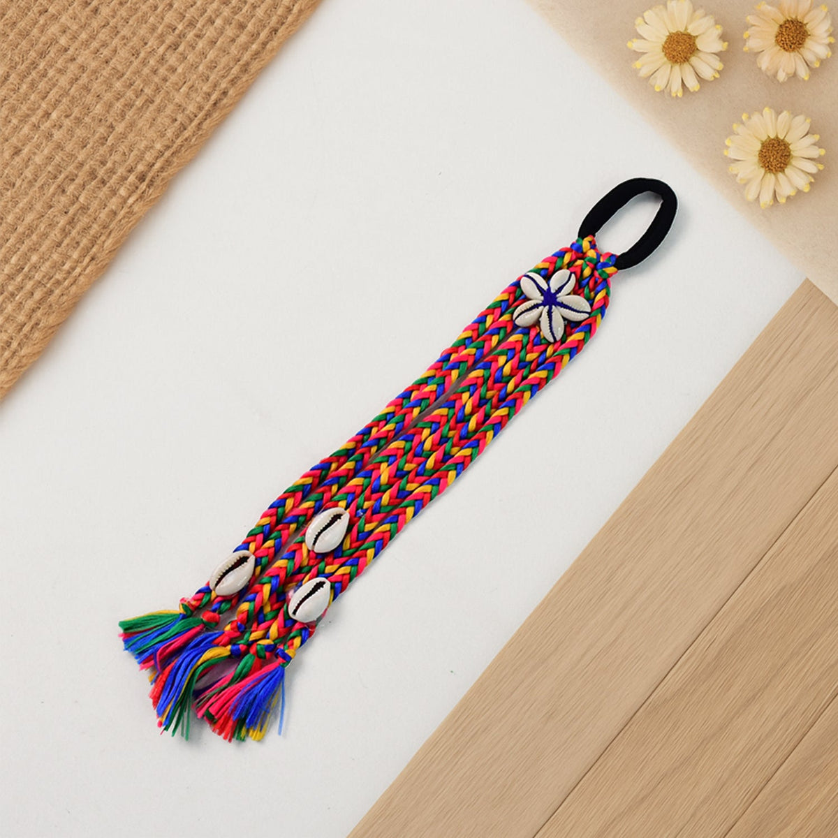 Traditional Multicolor Braided Hair