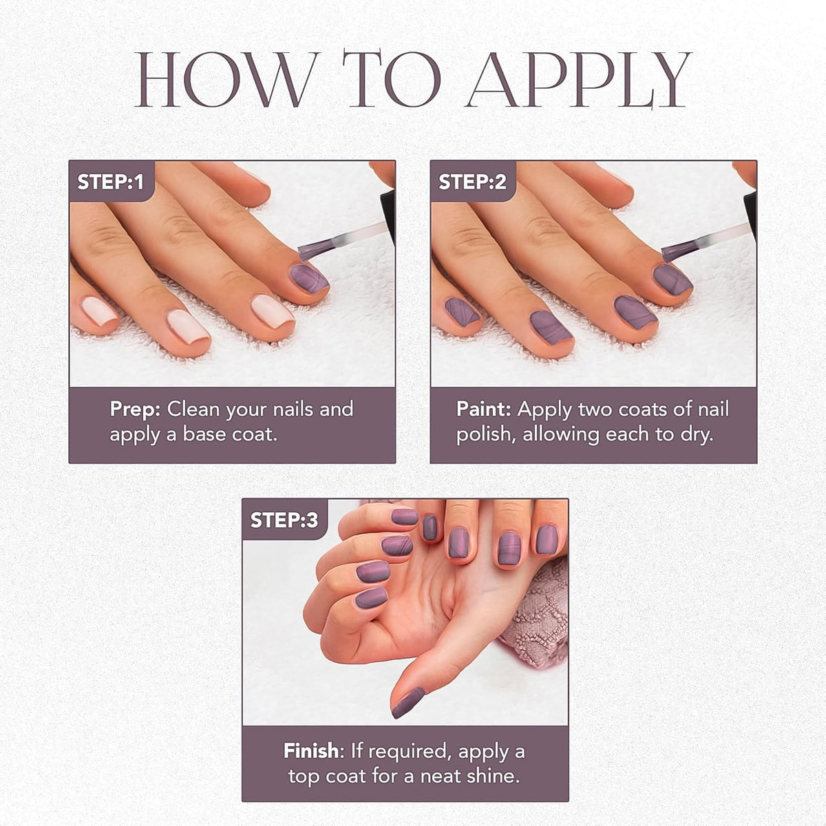 Purple Nail Lacquer