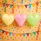 Vibrant heart balloon