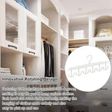 Rotatable Tank Top Hanger – Space Saving Closet Organizer Dorms & (12-Hook)