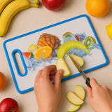 Large Rectangular Fruit Print Cutting Board (36x22cm / 1 Pc)