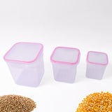 Kitchen Storage Container Set Of 3 Pcs (1500, 1000, 500 ML)