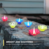 Magical Reflection Diya Set with 6 Attractive Design Cup Set Of 12 Pieces, Diwali