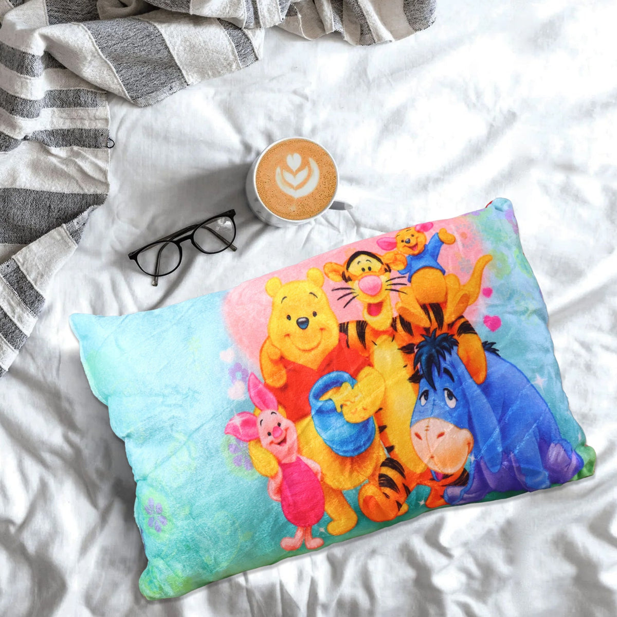 Soft Plush Cartoon Character Kids Pillow (40 x 25 Cm / 1 Pc)