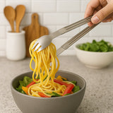 Stainless Steel Multipurpose Serving Tong – 2-in-1 Pasta & Salad Tong (1 Pc)