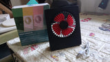 Portable Desk Fan – 1 Speed Setting, Personal Table Fan for Office (1 Pc)