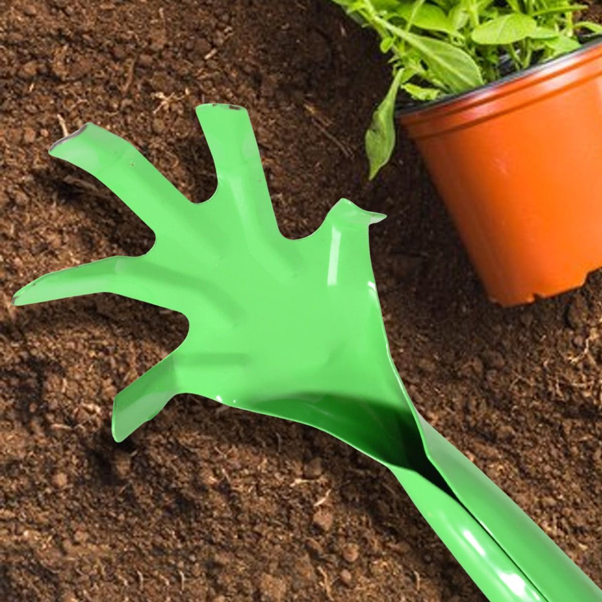 Heavy Duty Garden Tools, Gardening Metal Hand Cultivator Tools(1 Pc)