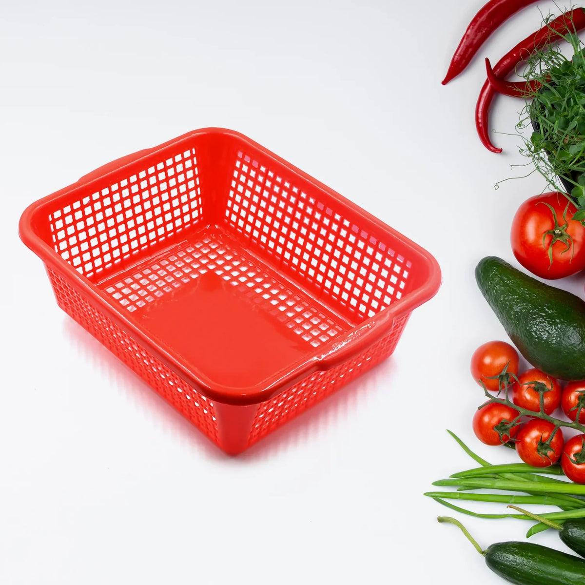 Plastic 1 Pc Kitchen Small Size Dish Rack Drainer Vegetables and Fruits (29x22CM)