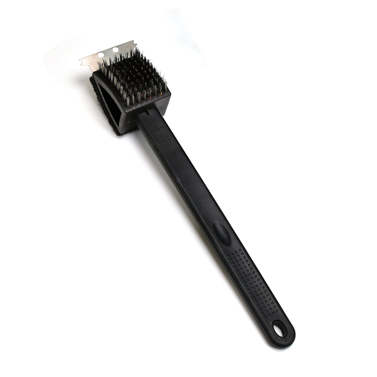 Black 2 Side Use Brush Scarp Cleaning Brush &  Wire Brush for Garage Use