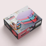 Lunch Box Plastic with steel plate, small lunch box