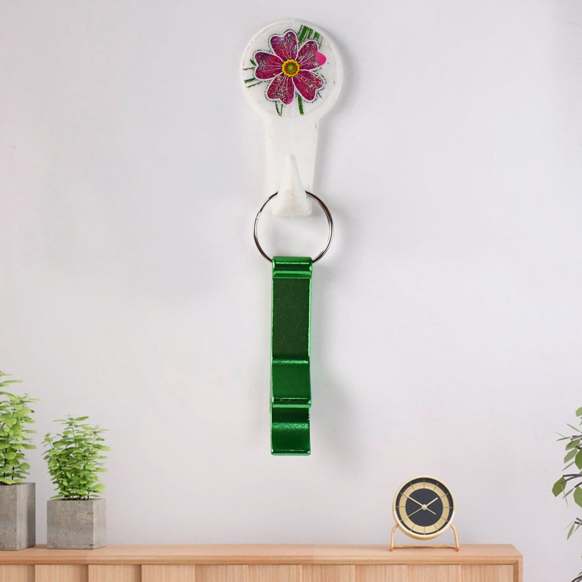 Metal Bottle Opener Keychain (1 Pc)