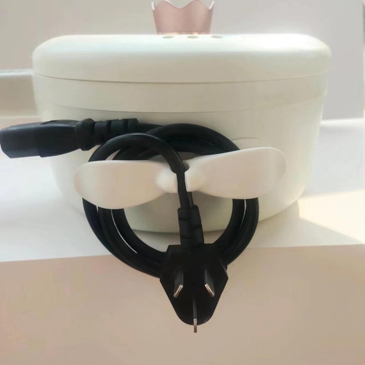 Power Plug Holder Organizer (1 Pc / 8x3 Cm / Small)