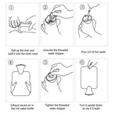 Mix-Design Printed Small Hot Water Bag – Leak-Proof Hot/Cold Therapy Pain (1 Pc)