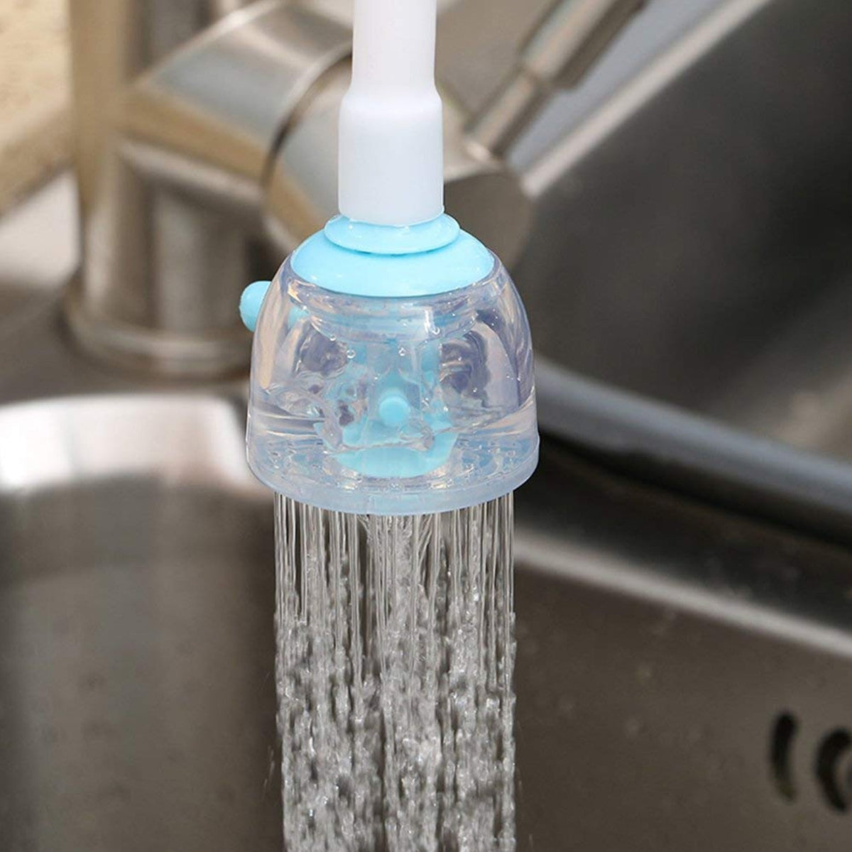 Flexible Faucet Extender & Splash-Control Sprayer