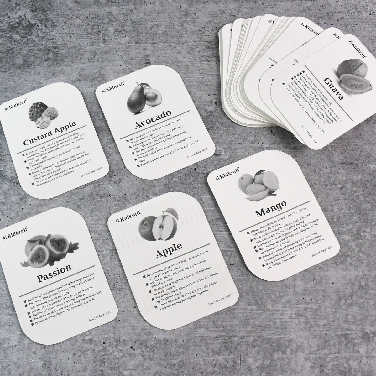 KidKraft Early Learner Educational Flashcards – 32 pcs