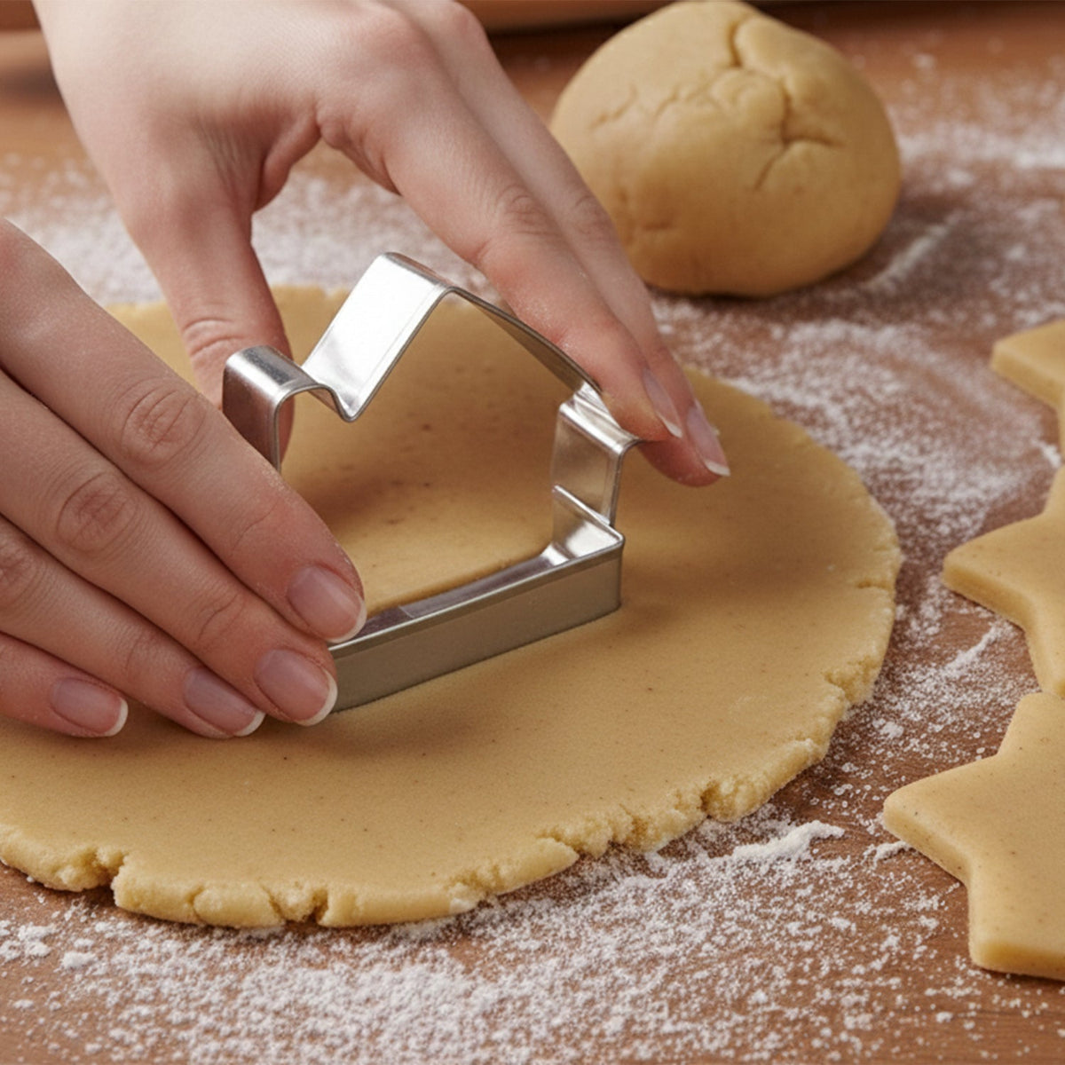 Heavy duty metal cookie cutter set