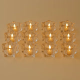 12 LED Crystal Smokeless Candles