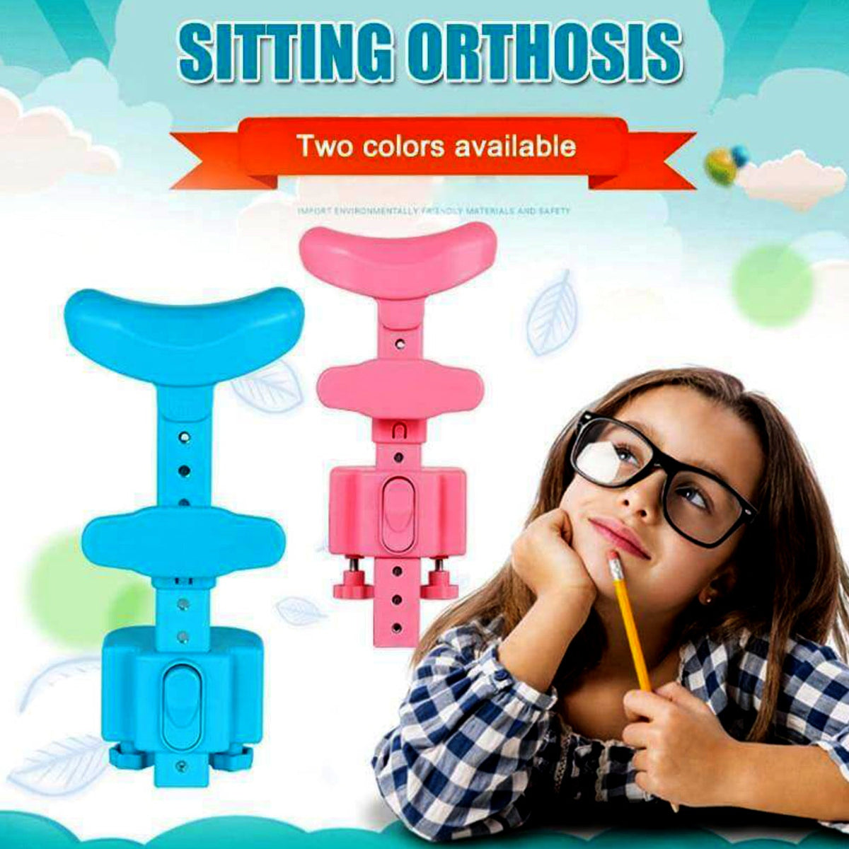Kids Sitting Posture Corrector Support for Reading & Writing