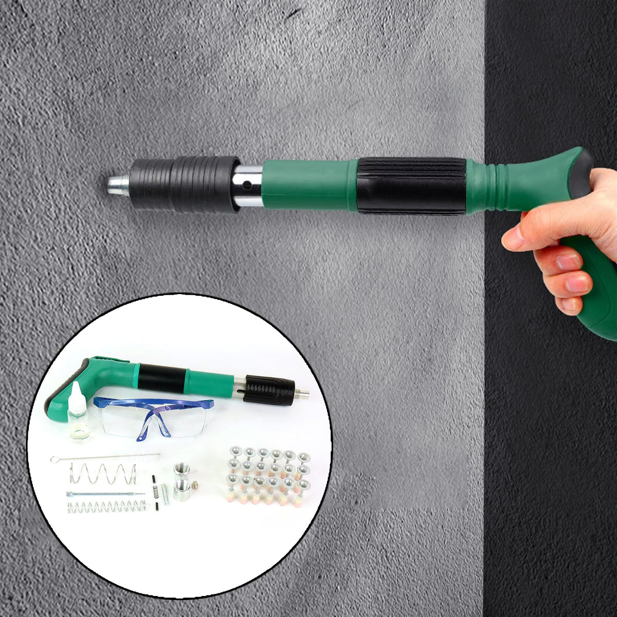 Professional Heavy-Duty Manual Rivet/Anchor Fastening Gun Tool Kit