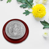 Ganesh Ji, Silver color Coin for Gift (1 Pc / Silver)