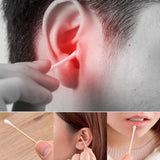 Tulips Paper-Stick Cotton Swabs - (100 Pc /  Set)
