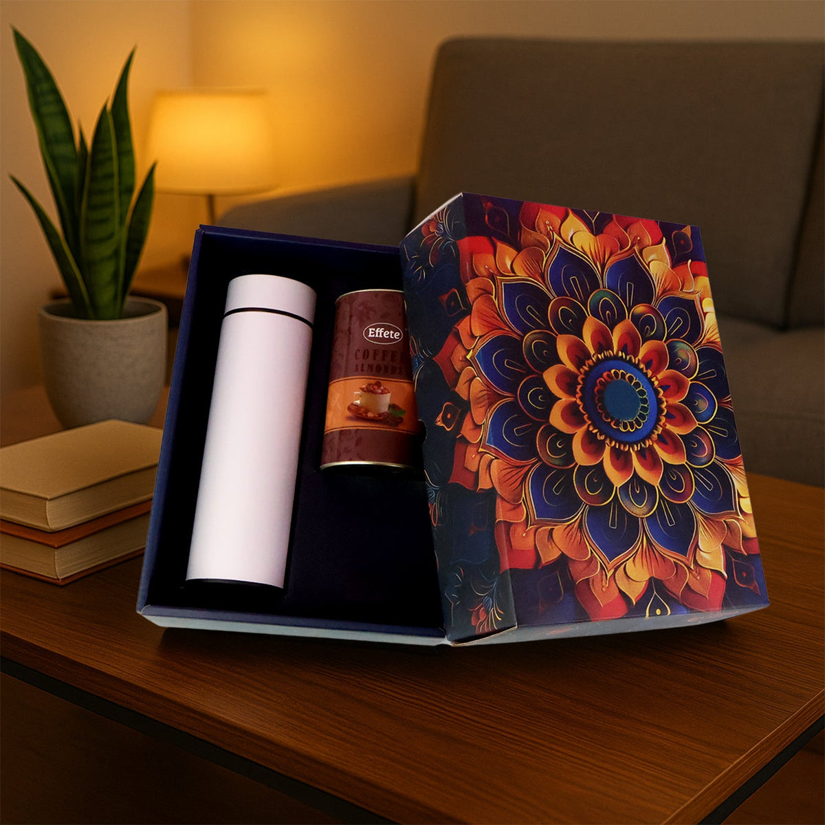 Coffee Almonds & Bottle Diwali Gifts