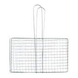 Heavy-Duty Stainless-Steel Barbecue Grill Basket (1 Pc)
