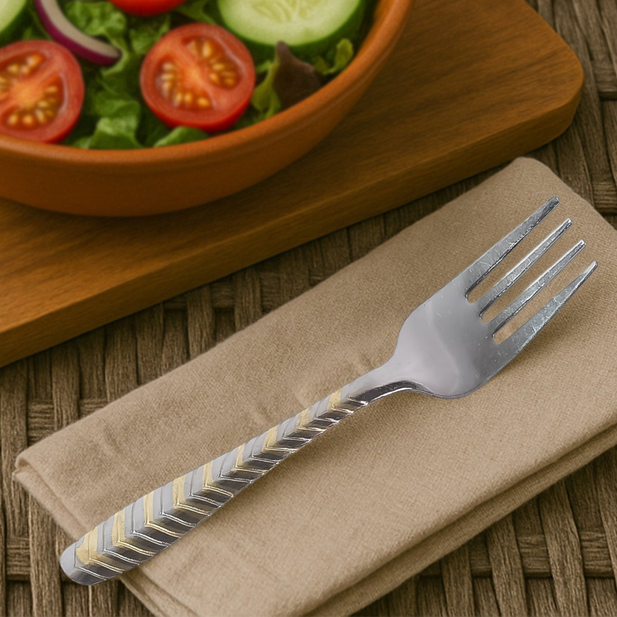 Elegant Stainless Steel Fork (6 Pcs Set)