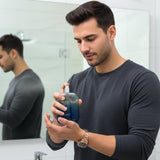 luxury True Blue perfume spray bottle design