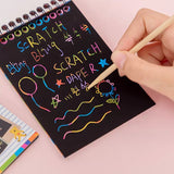 Rainbow Art Scratch Paper Book