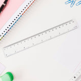 Plastic Geometry Set, Triangle Ruler Protractor Straight Ruler (4 Pcs Set)