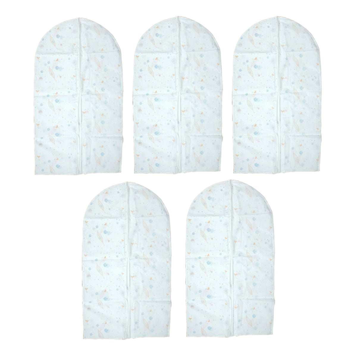 Pack of 5 Hanging Garment Cover Bags (60 × 100 cm)