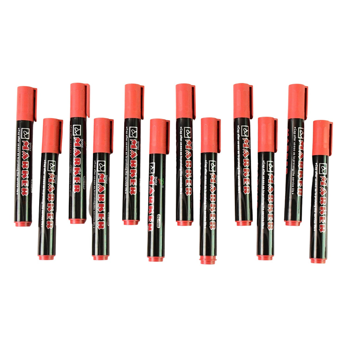 Multi-Pack Red Permanent Markers 