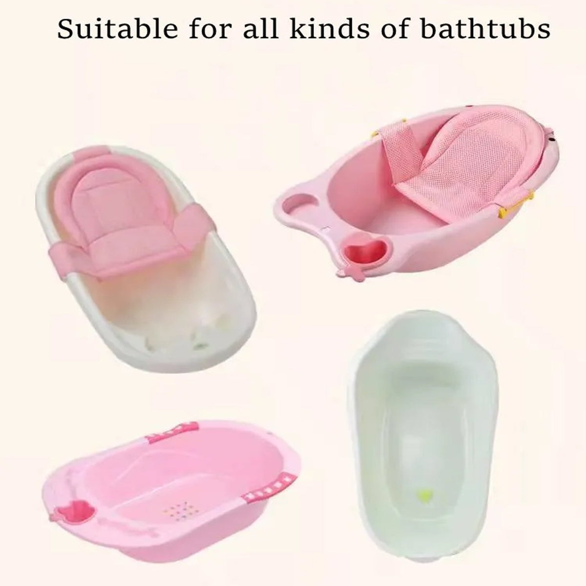 Newborn Bath Seat Infant Baby Tub Seat Anti Slip Chair for  Baby Safety Bathtub Use