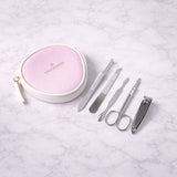5 in 1 Manicure Pedicure Grooming Kit Nail Care Set With Storage Case