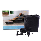 Inflatable Air Sofa Chair Set (1 Set, 100x100x73 + 55x55x30 Cm)