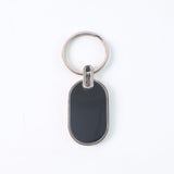 Monogram Edge Silver & Black Key Holder