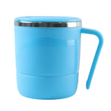 350ml Stainless Steel Mug: Insulated, Leakproof Lid, Hot/Cold Drinks (Mix Color)