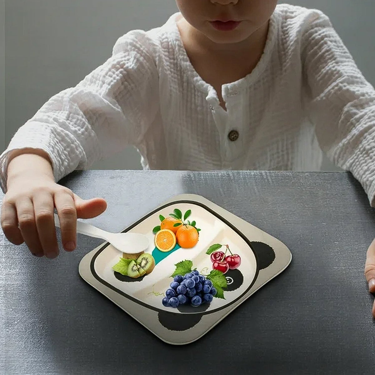 Cute Panda Kids Meal Set – Eco Bamboo Fiber