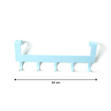 Multipurpose metal hook rail