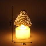 12 Candle Lights with Golden Net Cover
