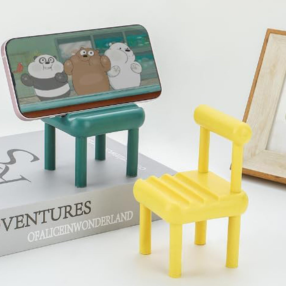 Mini Chair Mobile Phone Holder (1 Pc)