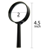Real Glass Magnifying Lens for Reading, Breakage-Proof (50 mm)