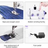 Home Tailoring Sewing Machine With Extension Table Set,  Portable Stitching Machine