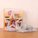 LED Curtain String Lights LED Christmas Light Indoor and Outdoor Light (Warm White / With Box)