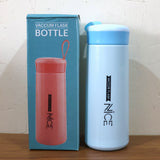 Plastic Flask Water Bottle - (Color Blue / 1 Pc / 400ML)